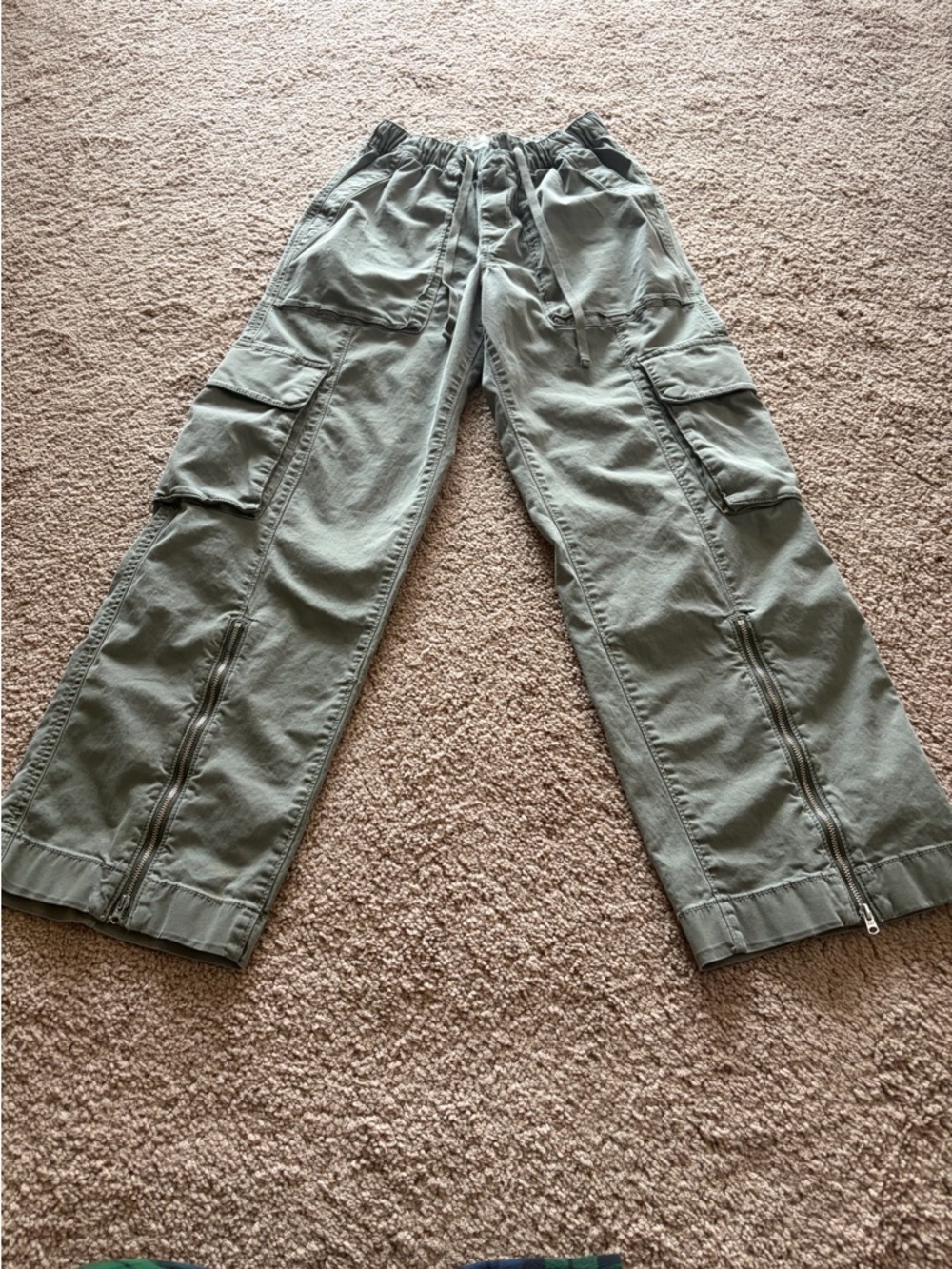 Abercrombie & Fitch Olive Green Cargo Utility Pants